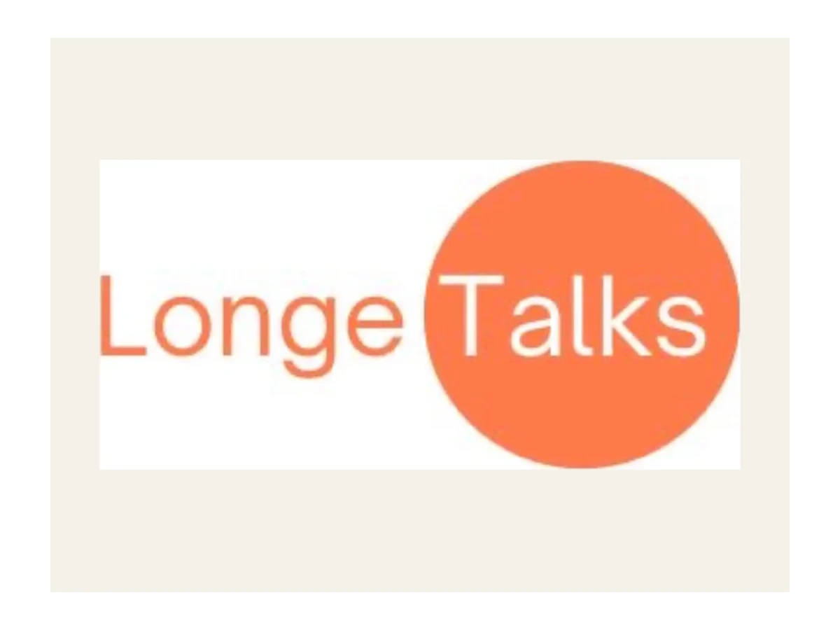 Logo da iniciativa Case LongeTalks: Somos Únicos, Diversos e Complementares A intergeracionalidade vivida na prática.