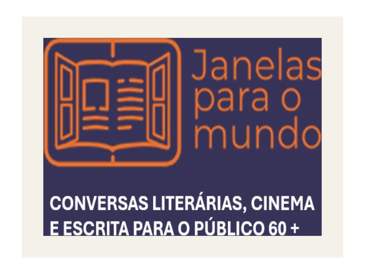 Logo da iniciativa Janela para o Mundo é um projeto que promove a Cultura e a Arte, especialmente pensado para o público 60+, mas acolhedor para todas as idades. Mais que um projeto, um movimento de aprendizado, escuta,