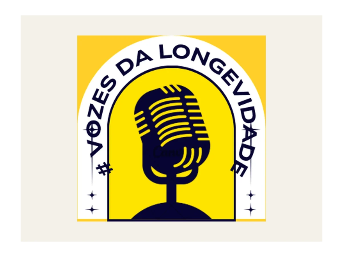 Logo da iniciativa Vozes da Longevidade