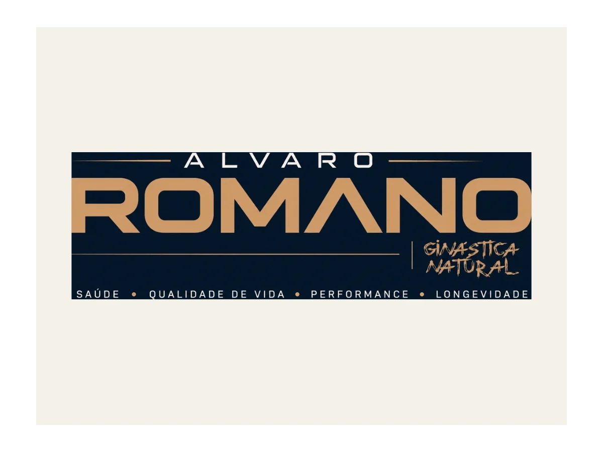 Logo da iniciativa O Mestre Alvaro Romano é referência mundial em saúde integrativa e criador do método Ginástica Natural. Ele disponibiliza palestras com vivências práticas, levando os participantes a experimentarem os