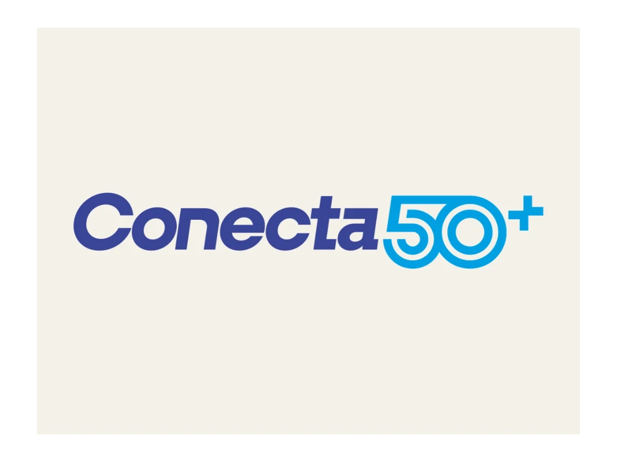 Logo da iniciativa Conecta 50+