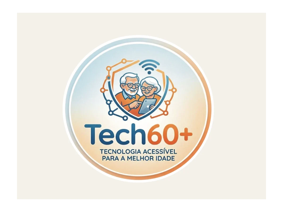 Logo da iniciativa Minha iniciativa se chama TECH60+.